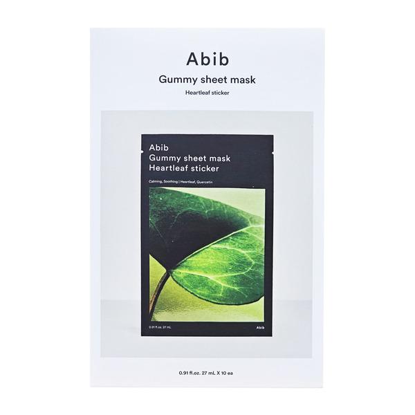 ABIB Gum Sticker Sheet Mask with Mugwort Sticker 27ml X 10ea