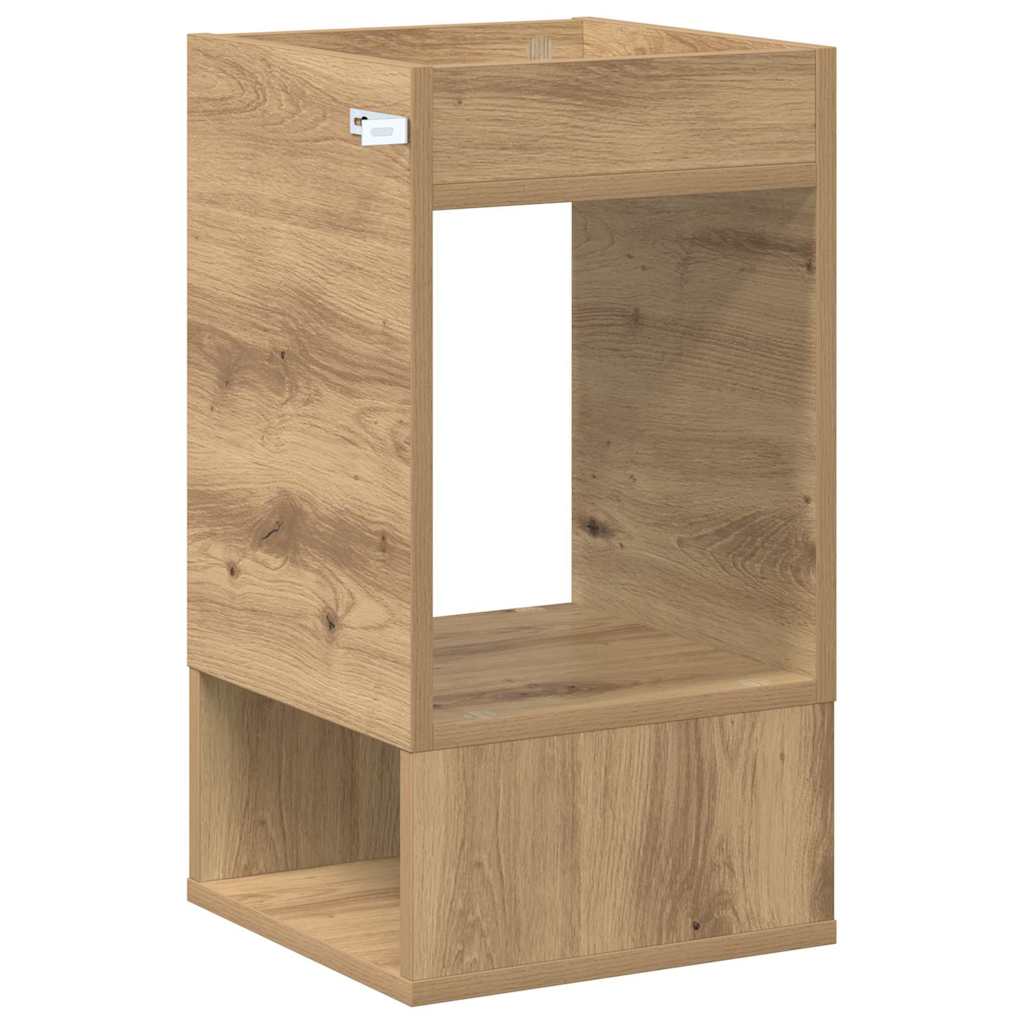 Side Table Artisan Oak 30 x 30 x 56 cm Particleboard