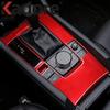 For Mazda 3 Axela -   2024 2025 Carbon Car Center Console Gear Shift Box Panel Cover Trim Interior Accessories