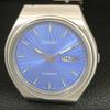 RARE VINTAGE SEIKO AUTOMATIC 6309A JAPAN MENS BLUE COLOR DIAL WATCH a709506-1