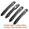 Carbon Car Accessory Door Handle Cover Trim Paste Style 2005 2006 2007 2008 2009 2010 2011 2012 Chrome For Renault Clio MK3