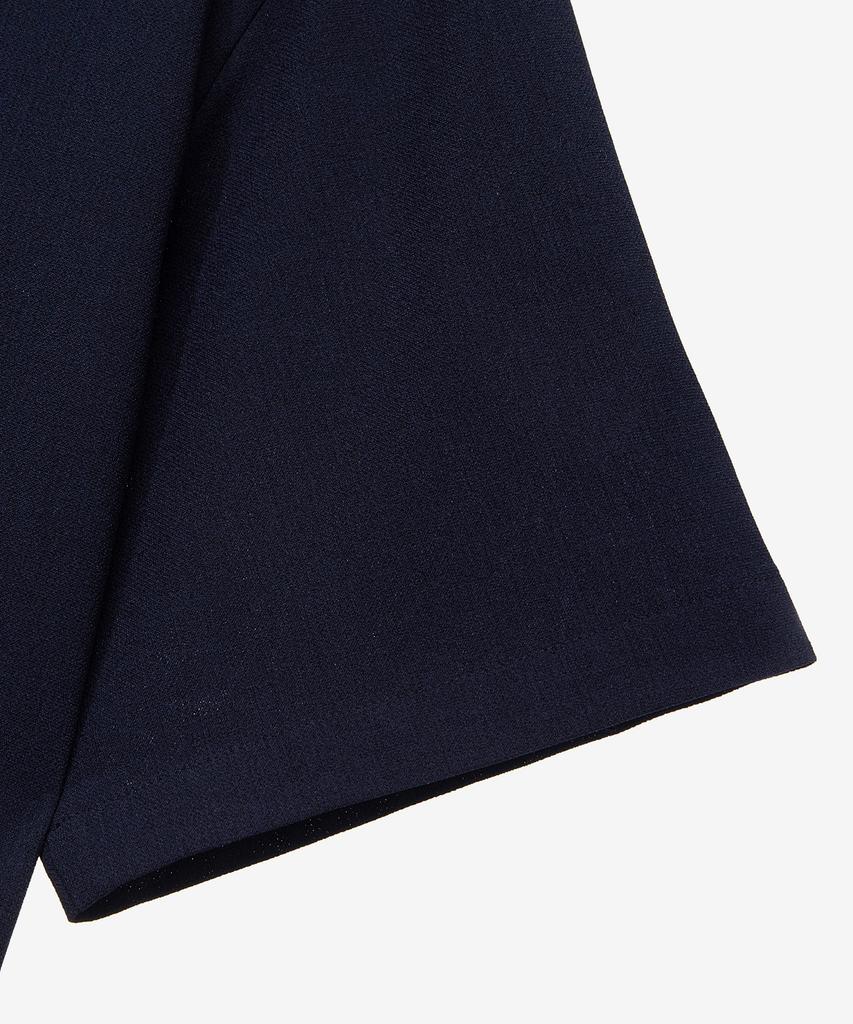 MINDBRIDGE Linen-Like Pullover Semi-Overfit Short Sleeve Shirt