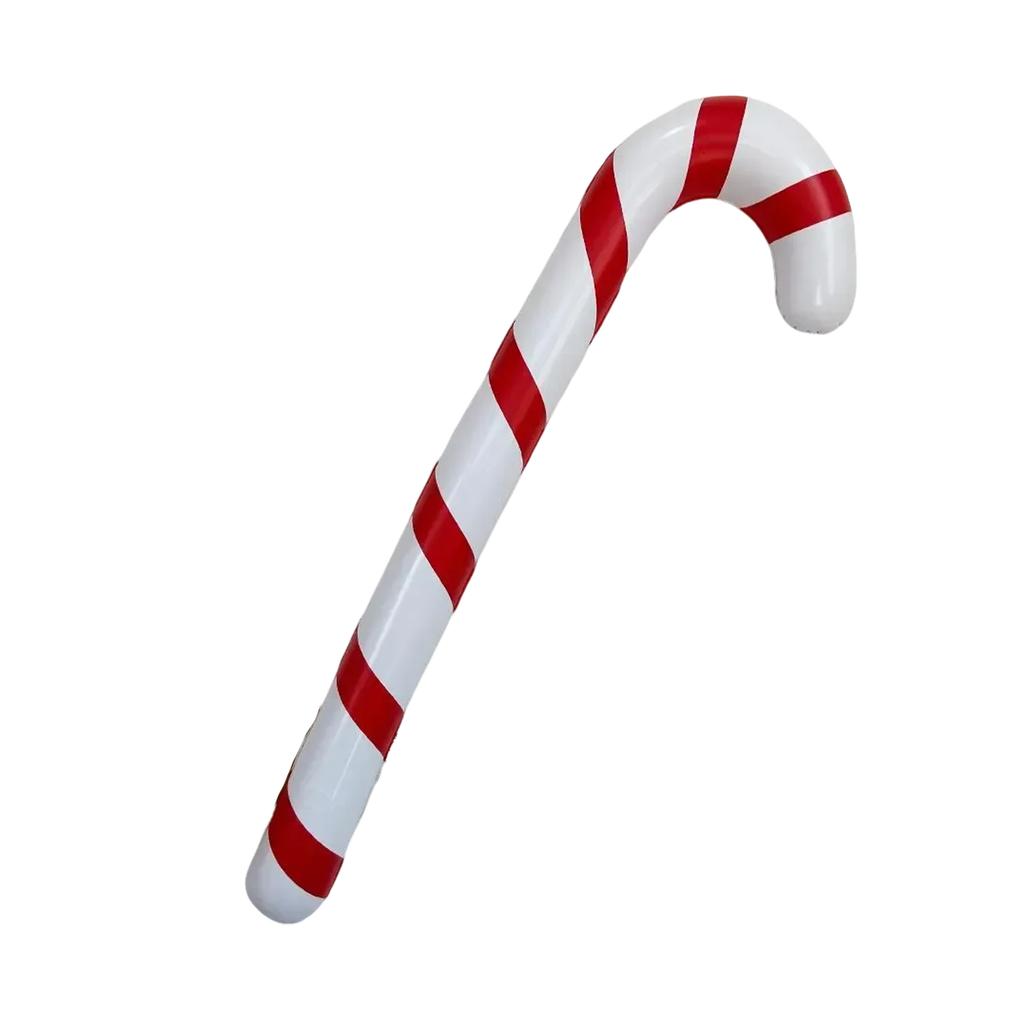 45 Inch Inflatable Christmas Candy Cane For Christmas Decorations, Outdoor Holiday Decorations