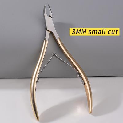 Ciseaux à cuticules courts professionnels Pince Coupe-ongles Outil de dissolvant Accessoires Fournitures Équipement Styliste Manucure Pinces