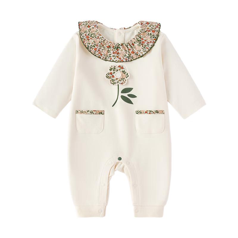 Babylove Girls  Floral Cotton Romper 66
