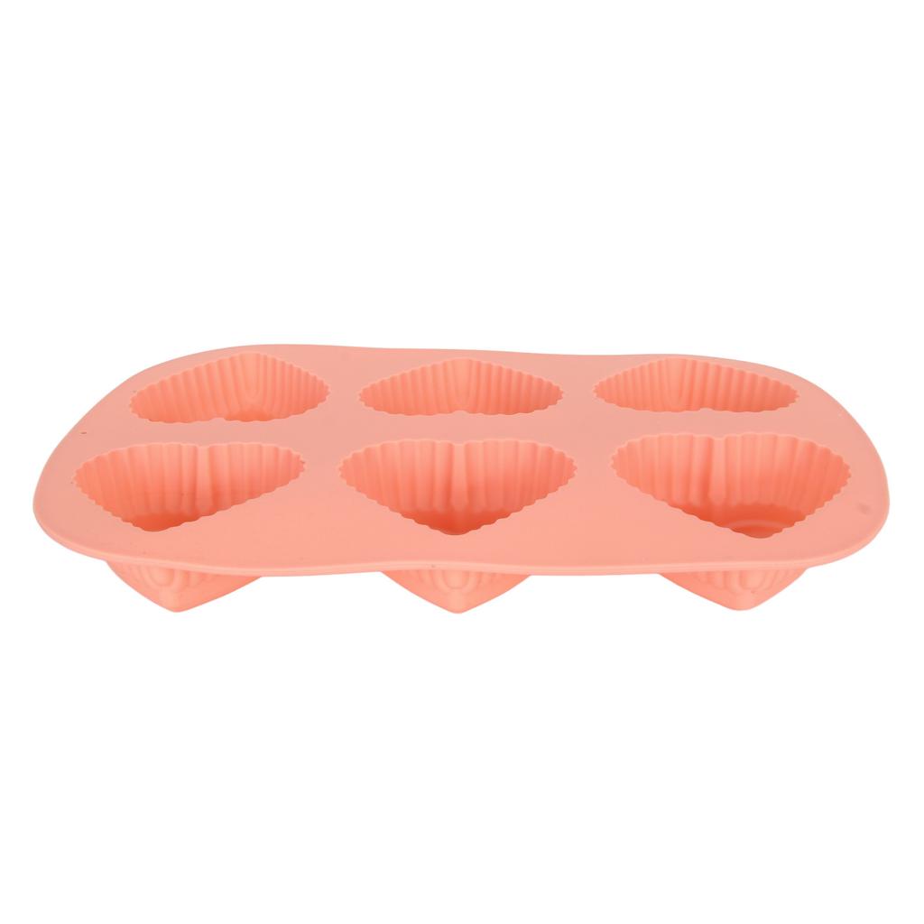 6 Holes Heart Shaped Silicone Mold For Chocolate Cake Jelly Pudding Handmade Soap Mould Candy Making