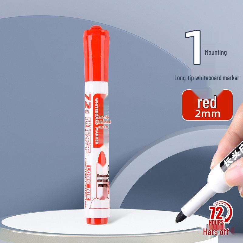 Jin Wannian 72-Hour Capless 2.0mm Long-Tip Erasable Whiteboard Marker