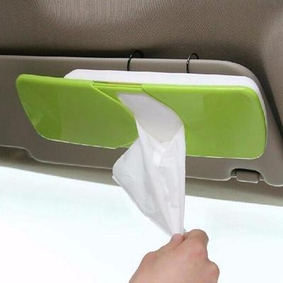 Auto Taschentuchbox Hängender Papierspender Serviettenhalter mit Kunststoffclip
