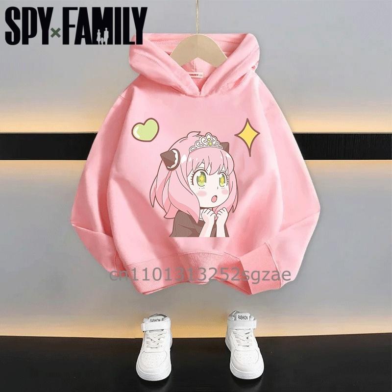

Kids Spy x FAMILY Yor Forger Pullover Hoodie, Cute Anime Character Long Sleeve Loose Fit Sweatshirt, Cozy Casual Top for Toddler 100
