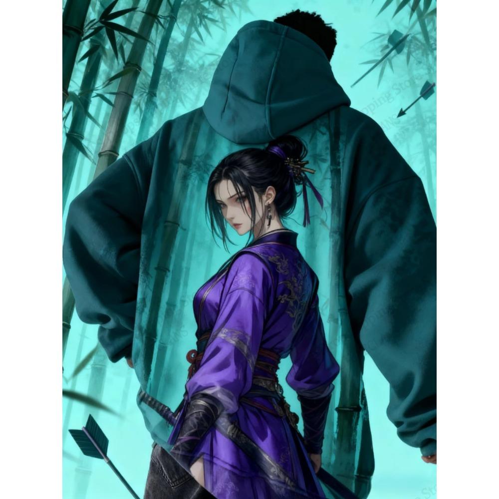 Japanese Anime Character Girl 3d Print Hoodie Men Women Fashion Full Sleeve Hoodie Sweatshit Men Sweats Women Clothing Oversized