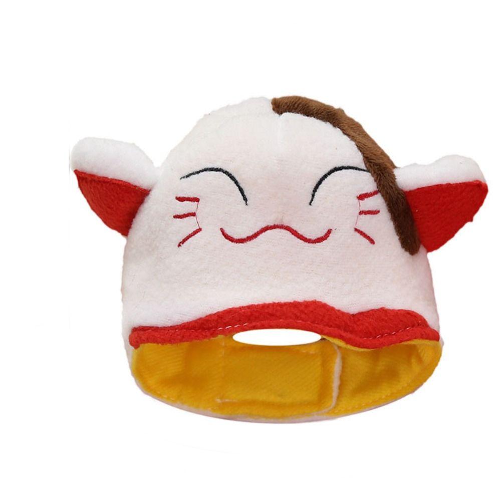 Niedliche Katzen-Haustiermütze, festliche Atmosphäre, warme Plüsch-Katzenmütze, Dekoration, Haustier-Katzenmütze