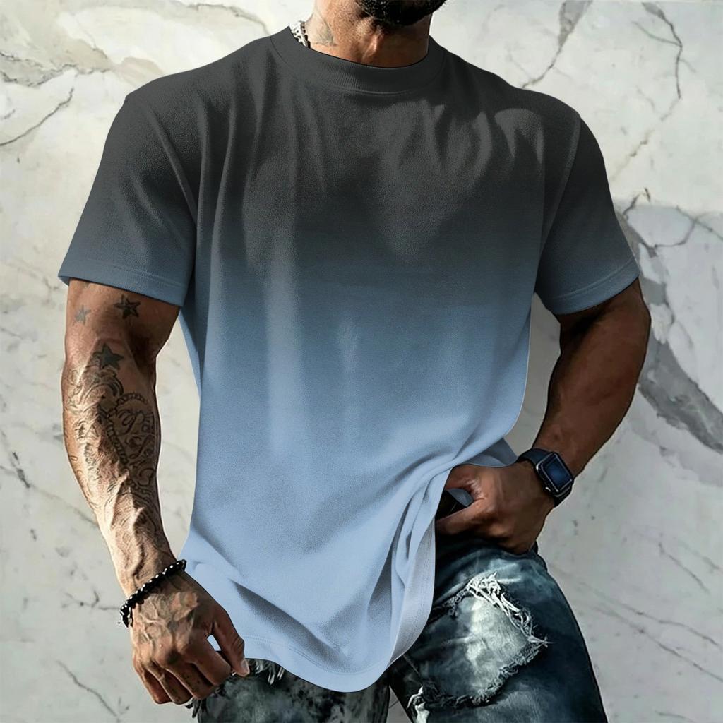 Men's Vintage Short Sleeve T Shirt Loose Fit Breathable Summer Sports Streetwear Casual Everyday Top