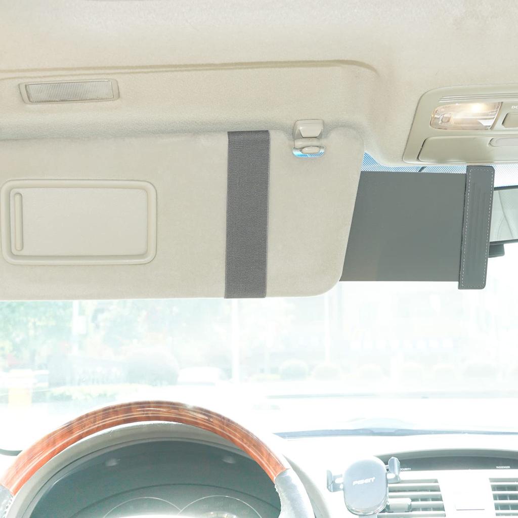 TFY Car Sun Visor Extender and Organizer Universal Sun Shade Anti-Glare, Car Storage Holder