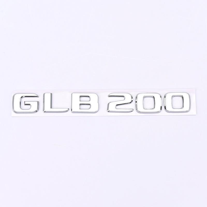 Compatible Mercedes-Benz GLB-Series Tail Number Badges: GLB53, GLB180, GLB200, GLB250