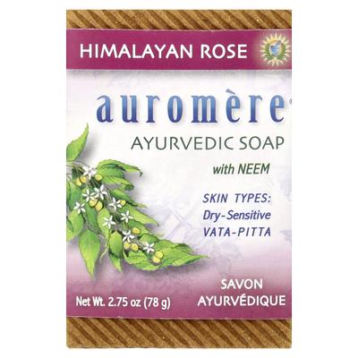 Ayurvedic Soap, with Neem, Himalayan Rose, 78G(2.75Oz)