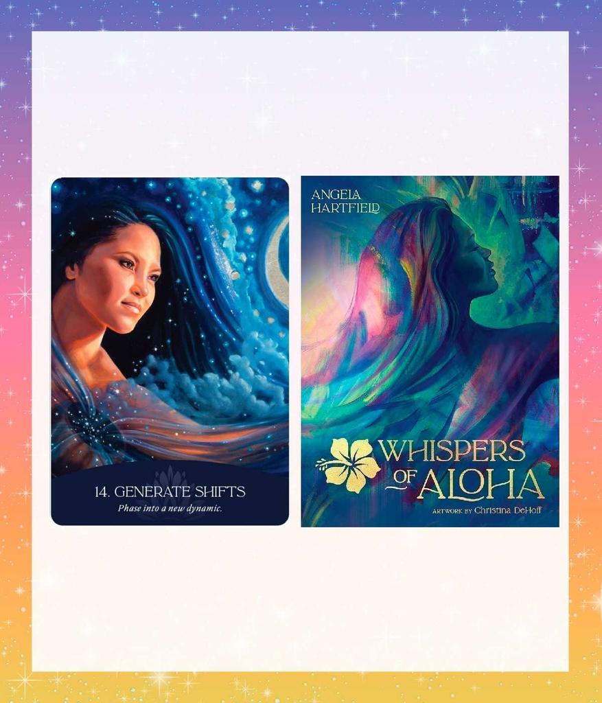 Whispers of Aloha Oracle Cards, Tarot Cards, Fortune Telling, with Japanese Instructions, by lulucouture [Authentic]