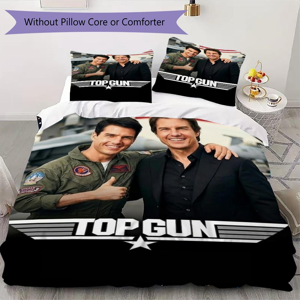 Top Gun Maverick Bedding Without Core 1 Duvet Cover 2 Pillowcase Without Core Duvet Cover And Pillowcase Soft And Comfortable Bedding Set