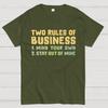Two Rules of Business Cotton Summer Casual Cool Loose T-Shirt