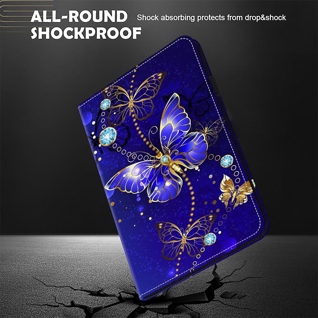 For OnePlus Pad 2/Pad Pro Case Pattern Printed Leather Tablet Cover with Card Slot
