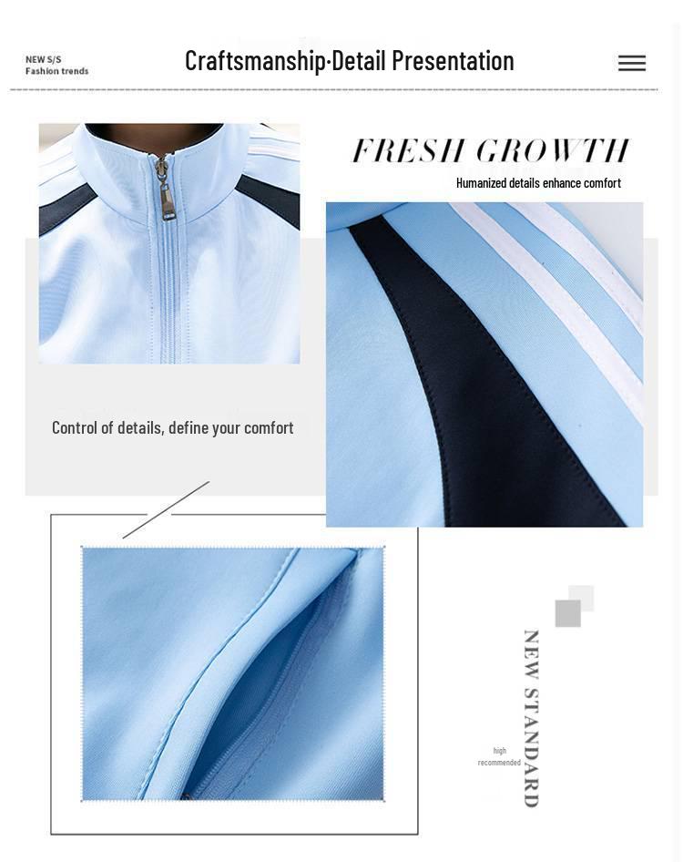 Spring & Autumn Family Matching Activewear Set: Casual Garden Sportswear for 3 or 4