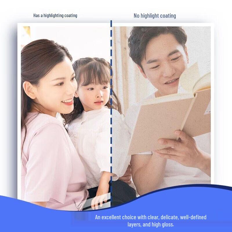 Deli A4 Double-Sided Glossy Photo Paper, 260gsm, 50 Sheets