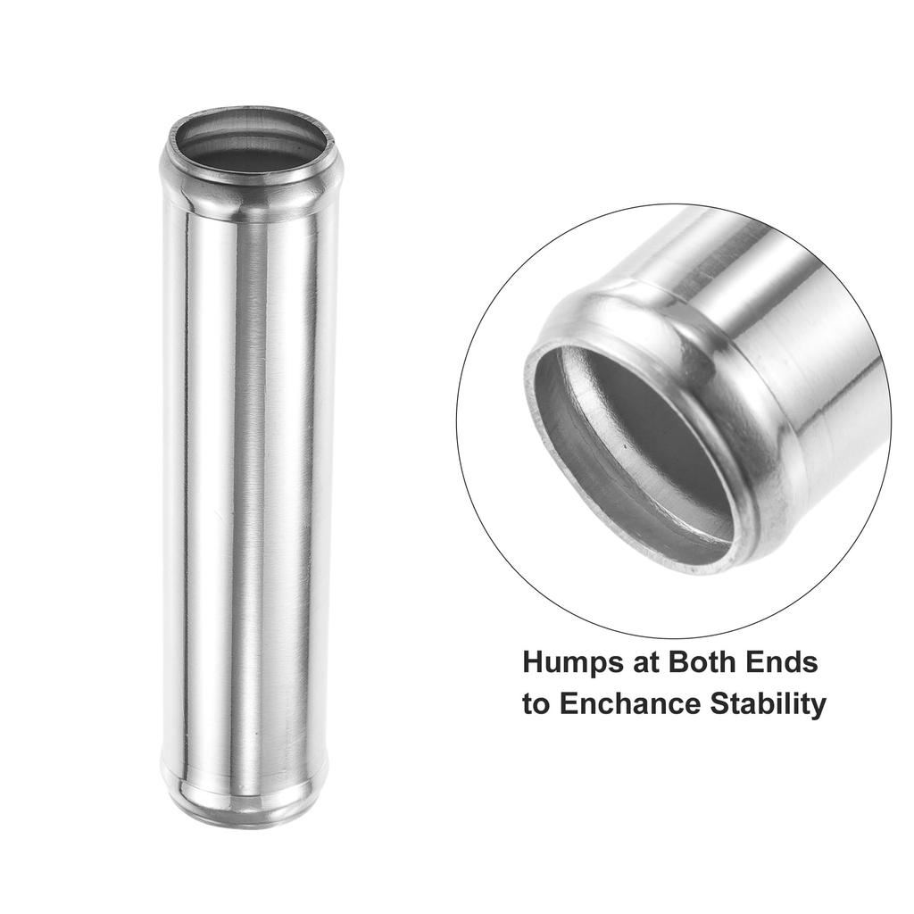 ACROPIX 35mm 1.35" OD 6" 152mm Length Universal Car Aluminum Alloy Intercooler Pipe Straight Air Intake Tube - 2 Pcs