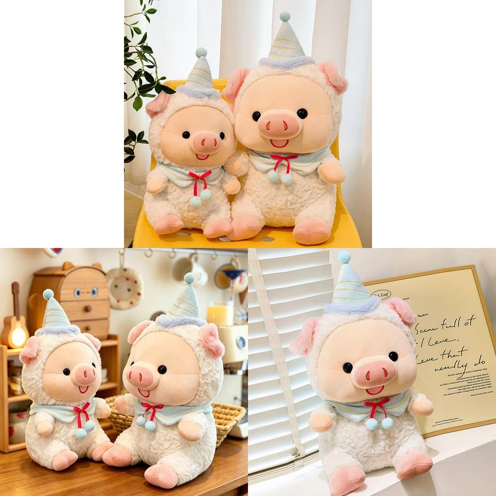 Plush Pig Toy Set With Soft Foam Filling For Kids Gift