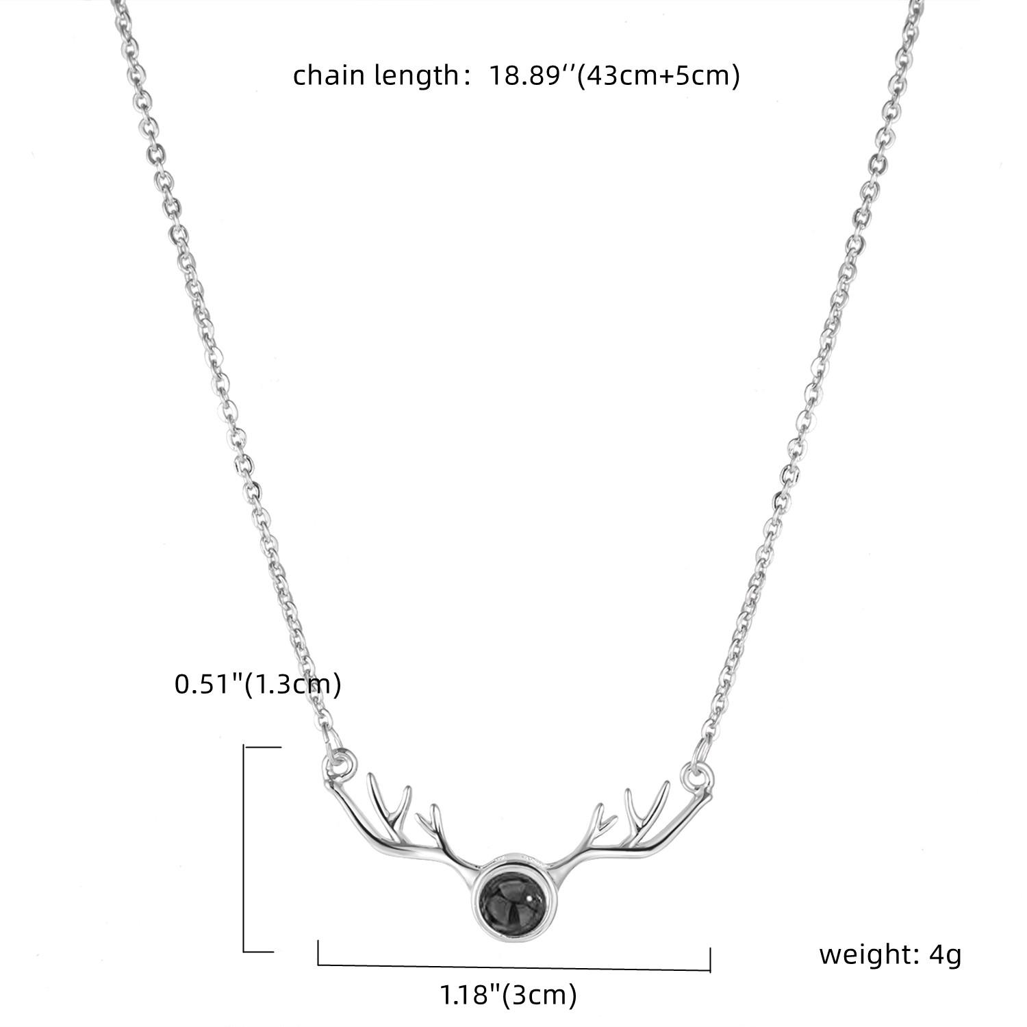 

2 шт. Магнитное ожерелье для пары для женщин и мужчин Я люблю тебя на 100 языках Проекционное ожерелье Подвеска в форме сердца Ожерелье с кулоном Циркон