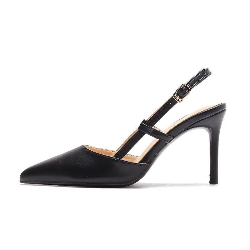 Fashion Women's High Heel Shoes Sexy Pointed High Heels Sandals Luxury Brand Leather Sandals for Women Pumps Dress Sandals Zapatos Mujer