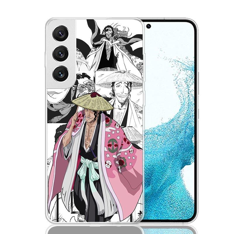 Ichigo Kenpachi Bleach Anime Phone Case For Samsung Galaxy S26 Ultra S23 S24 S25 Edge S20 FE S21 S22 Plus Soft Print Shell Cover
