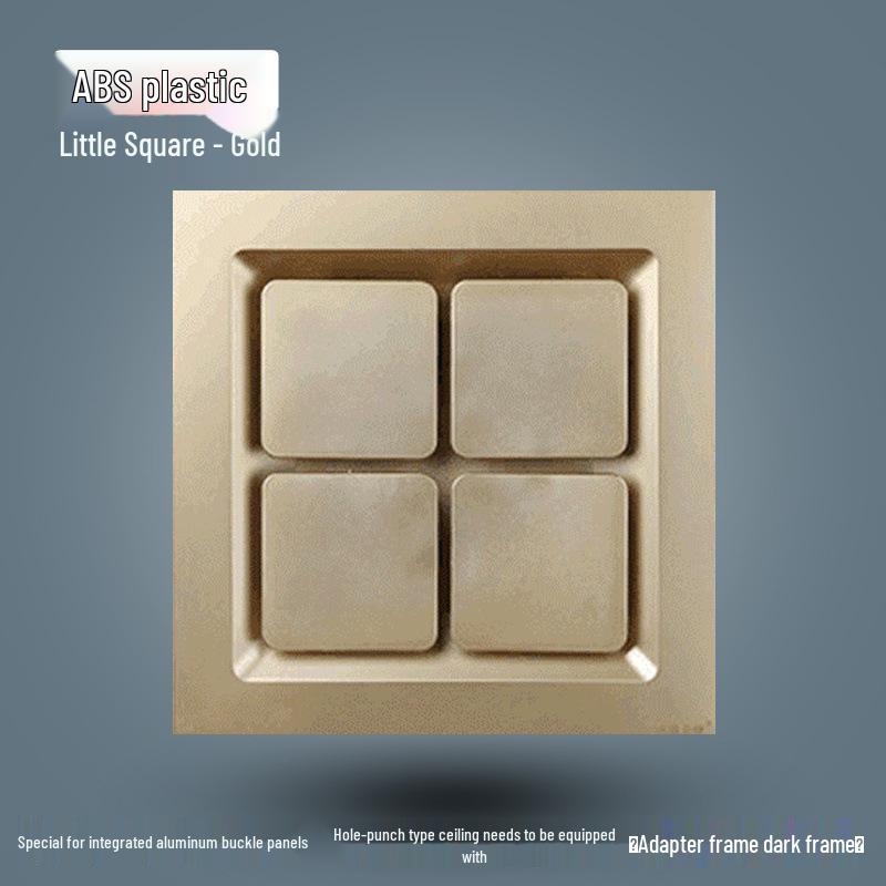 300x300 Silent Integrated Ceiling Ventilation Fan for Bathroom and Kitchen