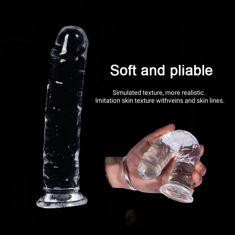 Realistic Dildo 7 Size Jelly Penis Suction Cup Dildo Female Masturbator Clitoral Stimulator Big Dick Lesbian Sex Toys For Women