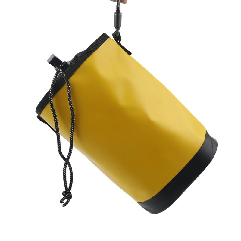 Heavy Type 5L Tool Bag with Hanging Rings Durability Water Resistant Storage Bag for Construction and Hiking Gear
