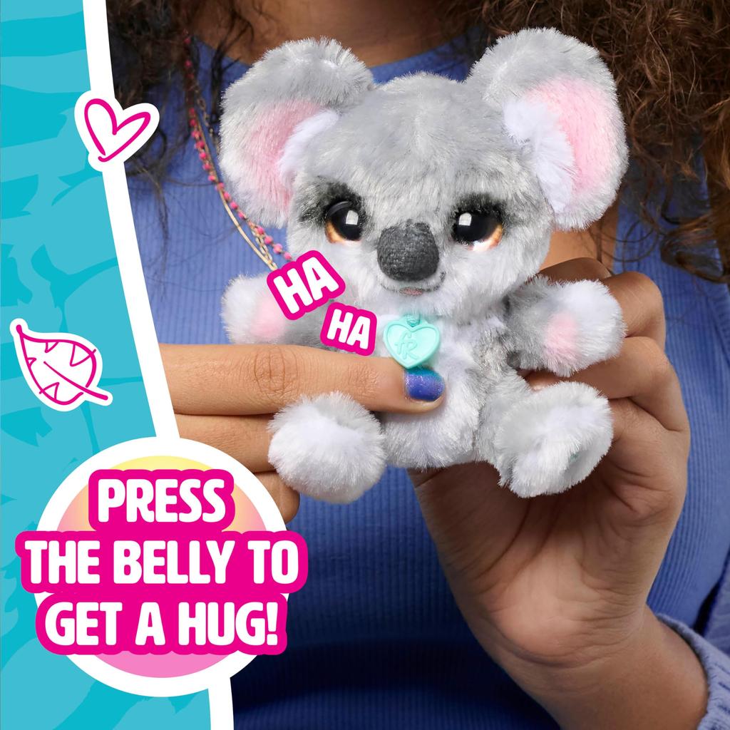 Hasbro FurReal Hugs Mini Koala, Electric Plush Toy, Electronic Pet, Interactive Pet, Suitable for Ages 12 Months and Up, G4326 (Authentic Product)