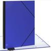 Acropaq Drawing Board A2, B2, A3, A4 - 52 X 72 Cm - 2 Elastic Closures - Expandable Back - Reinforced Board - Ecological Fsc - Blue