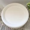 Yekee 50-Pack Disposable Thickened Round Paper Plates