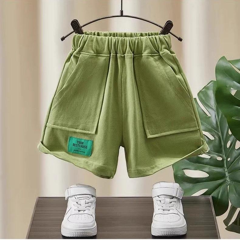 Boys' Set Summer Children's Short Sleeved T-shirt Trendy Boys and Children Sport Set