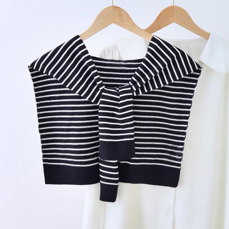 Trendy Korean Style Women's Air-Conditioned Knitted Shawl – Red Sleeveless Vest for All Seasons with Neck Protection