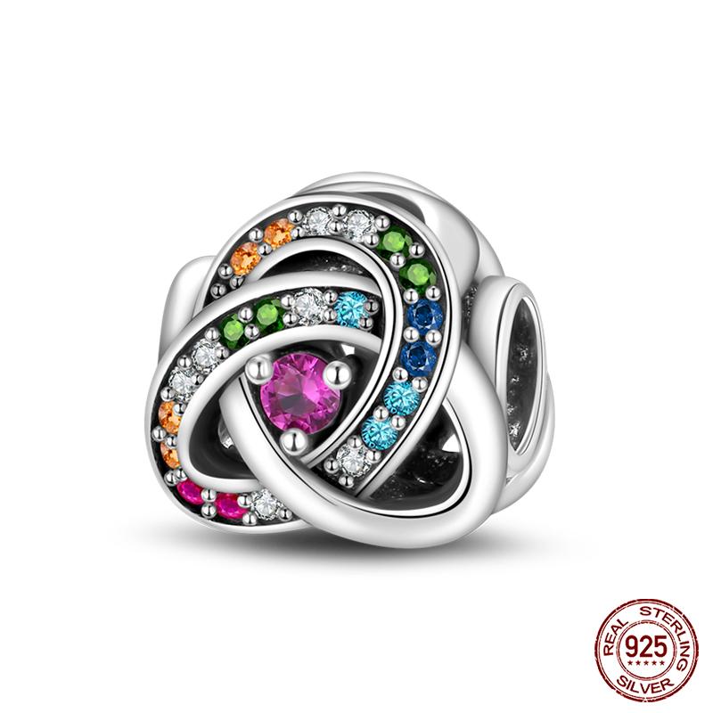 Copper Colorful Masquerade Series Sexy Mask Feather Dress Charms Beads Fit Qikaola Original Bracelets Diy Jewelry