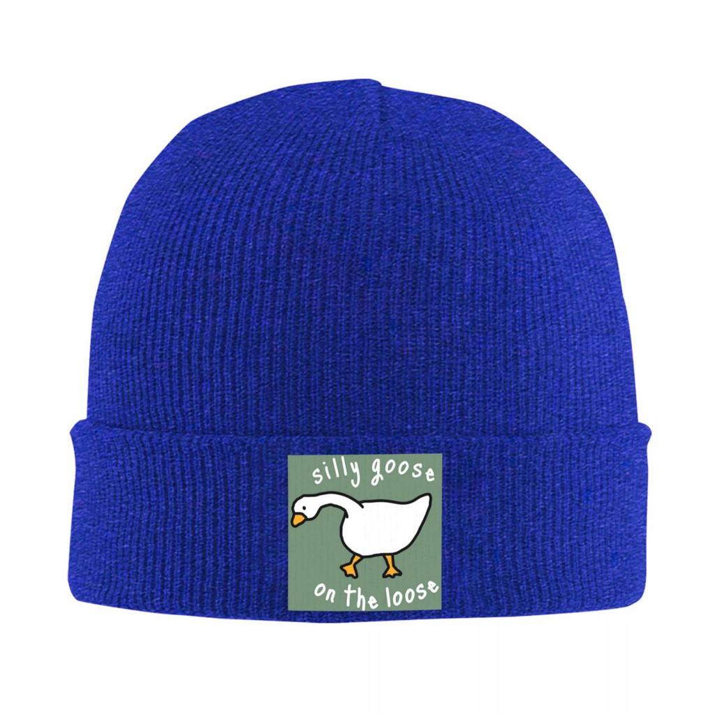 Got Too Silly Goose Funny Warm Knitted Cap Fashion Bonnet Hat Autumn Winter Outdoor Beanies Hats for Men Women Adult