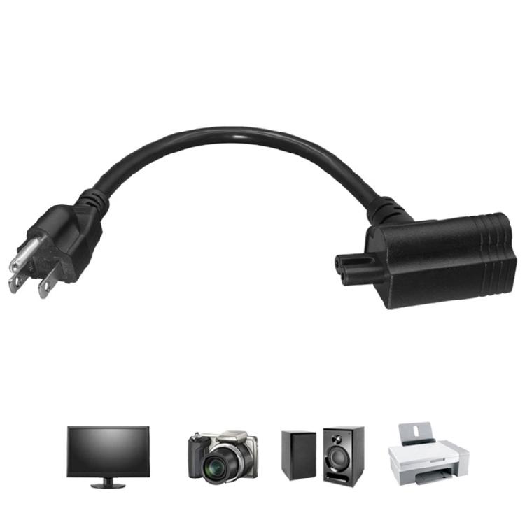 3-Port-Kabel Nemas 5 15P Stecker auf doppelte Buchse 14AWG Kupferdraht für Heim- und Büroelektronik