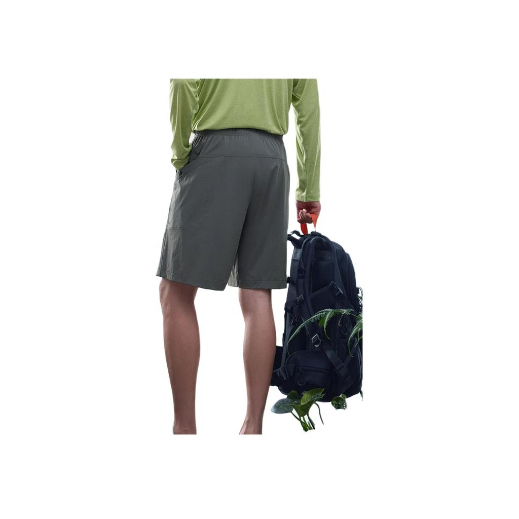 Anta Comfortable Simple Solid Color Loose Versatile Mid Waist Five Point Casual Shorts Men Shorts Seaweed-Green 952526506-1