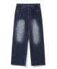 BEENTRILL Sunday 5-Pocket Vintage Washed Denim Pants (Indigo)