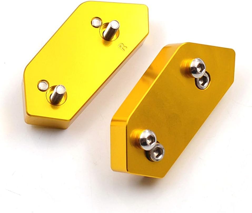 

LEDISHUN Windscreen Risers for Kawasaki Ninja 400/250 (2018-2023) (Gold)