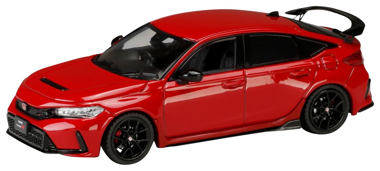

HobbyJAPAN HJD43 Scale Honda Civic TYPE R RACING BLACK Package Flame Red Finished Model HJD431003R 1/43 (FL5)
