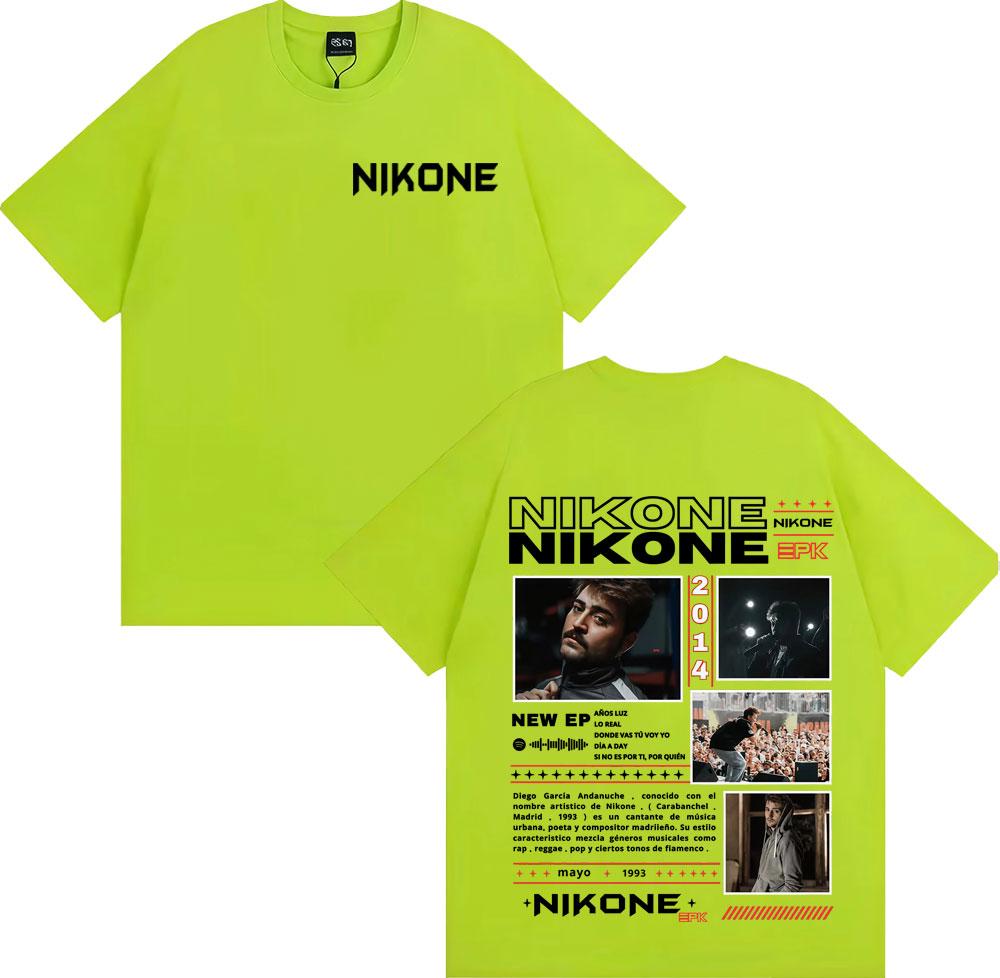 

Rapper Nikone Epk Album Tour Graphic T Shirts Men Women Fashion Vintage Summer T-shirt Short Sleeve Tops Oversized Loose T Shirt 4XL