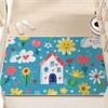 Cute Cartoon Entry Door Scraping Mud Door Mat Porch Cut Non-slip Silk Ring Mat Home Cutting Foot Mat Wear Resistant