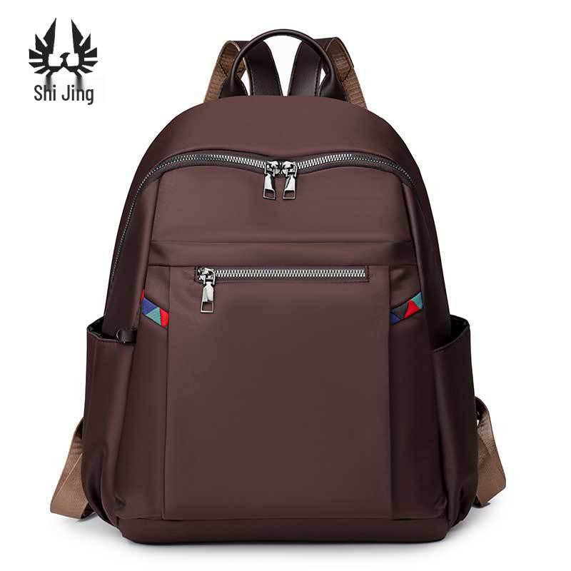 Women's 2024 Soft PU Leather Small Backpack: Versatile Fashionable Shoulder Bag