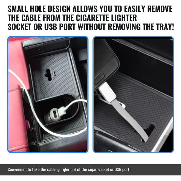 GZYF Armrest Secondary Storage Box, Glove Pallet Key Center Console Organizer Tray for Lexus 2016 2017 2018 2019 2020 2021 2022 RX RX200t RX350