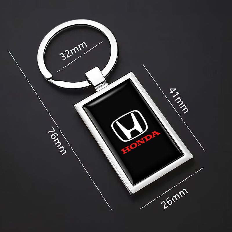 Car Keychain Pendant Honda Keyring Ornaments Auto Accessories For Honda Civic Fit Jazz Accord Pilot CRV Odyssey Passport City BI2